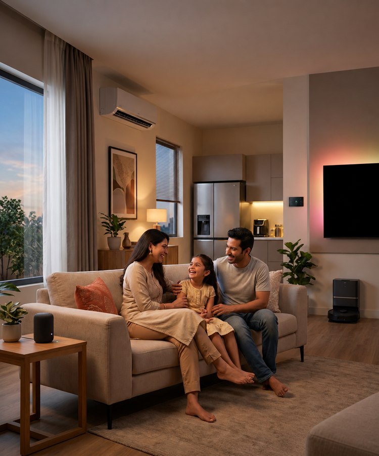 WORLDTECH premium modern Indian home living environment