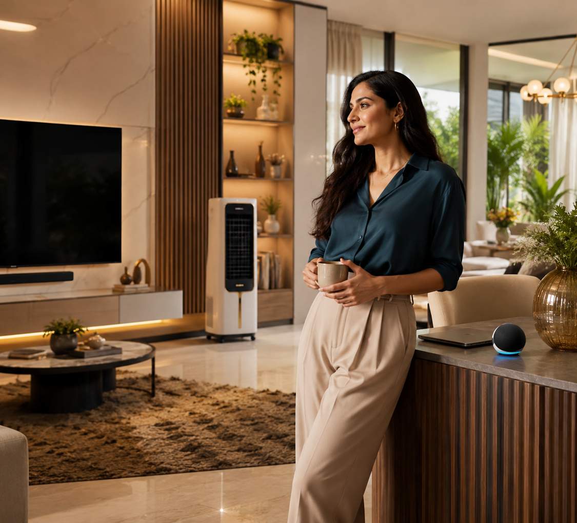Modern Indian home life with Worldtech premium solutions